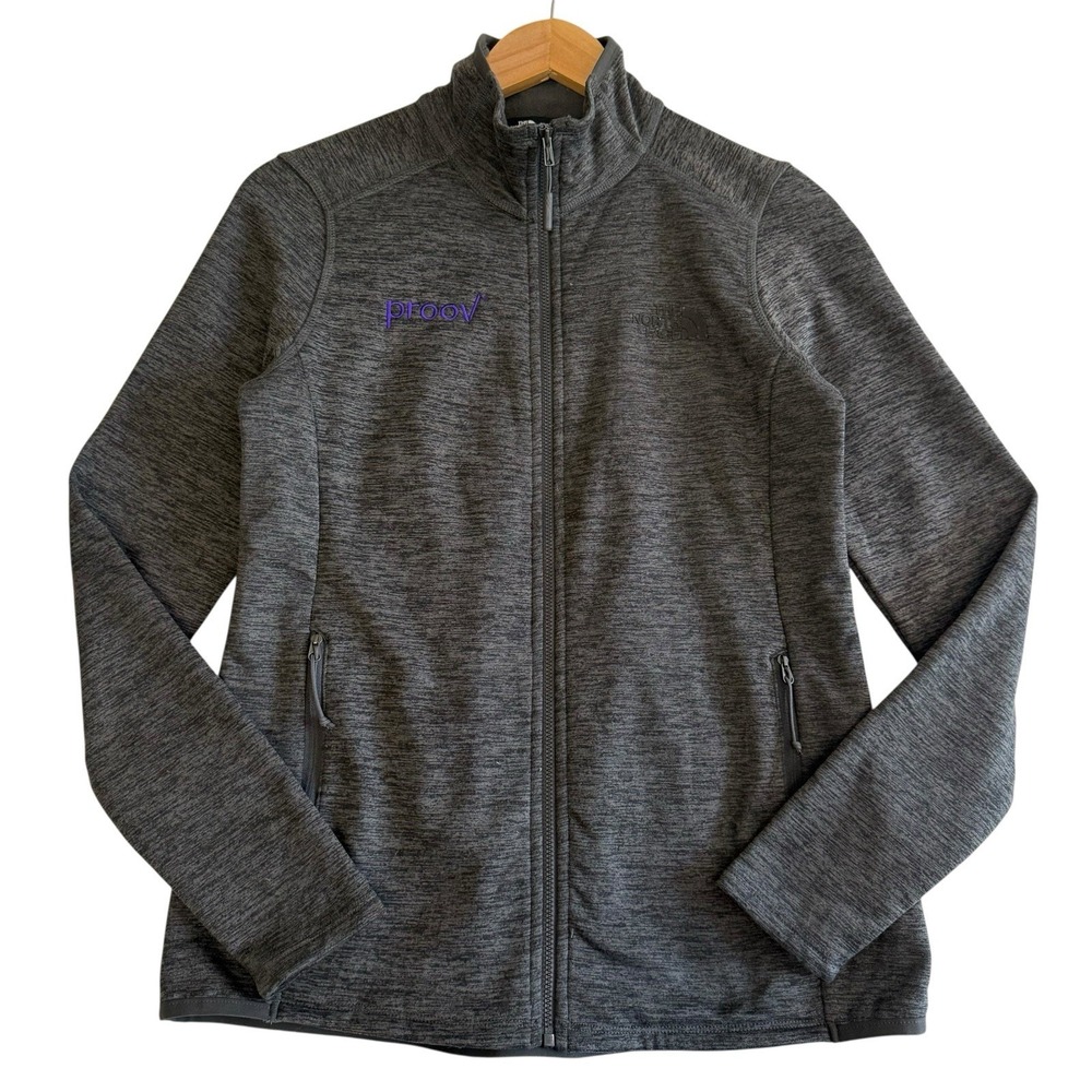 The‎ North Face Full Zip Up Women's Jacket Size Small Gray Pockets #494